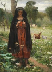 Shepherdess Knitting